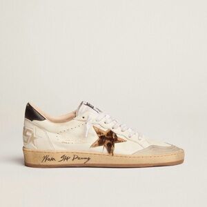 Cheetah print golden goose sneakers